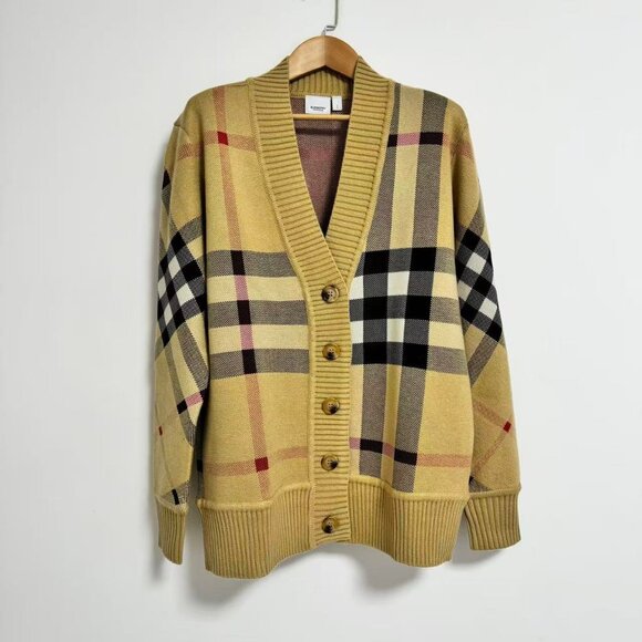 Burberry Vintage Check V-neck cardigan - Picture 4 of 12
